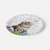 イースタータビーキャット ペーパープレート (アングル)