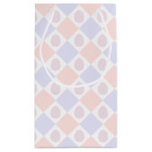 イースターダイヤモンドの卵飾付きパターン スモールペーパーバッグ (裏面)