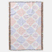 イースターダイヤモンドの卵飾付きパターン スローブランケット (正面縦)