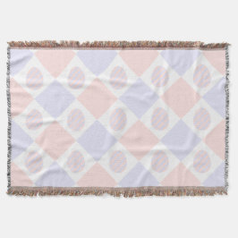 イースターダイヤモンドの卵飾付きパターン スローブランケット