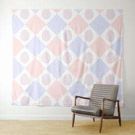 イースターダイヤモンドの卵飾付きパターン タペストリー