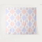 イースターダイヤモンドの卵飾付きパターン タペストリー (正面(横))