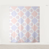 イースターダイヤモンドの卵飾付きパターン タペストリー (正面)