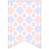 イースターダイヤモンドの卵飾付きパターン バンティングフラッグ (第2の旗)