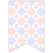 イースターダイヤモンドの卵飾付きパターン バンティングフラッグ (第3の旗)