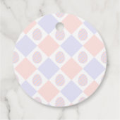 イースターダイヤモンドの卵飾付きパターン フェイバータグ (裏面)