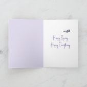 イースターダック入りバスケット カード (内部)