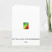 イースターダフォディルカード シーズンカード (裏面)