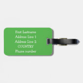 イースターチカスタムックの荷物タグ ラゲッジタグ (裏面横)