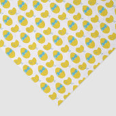 イースターチキンと卵のパターン 薄葉紙 (詳細)