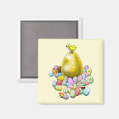 イースターチキンエッグ マグネット (正面/裏面)