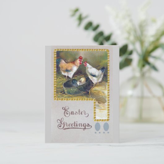 イースターチキンファミリー シーズンポストカード (スタンド正面)