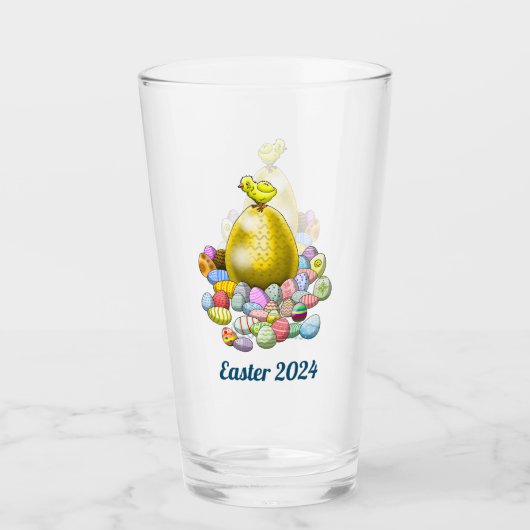 イースターチキン&エッグ タンブラーグラス (正面)