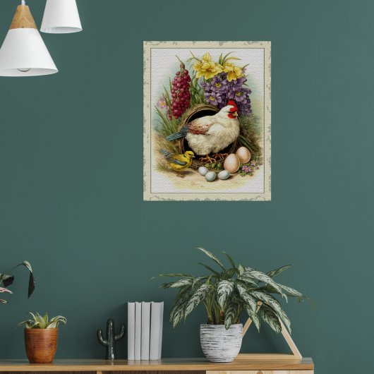 イースターチキン ポスター (リビング1)