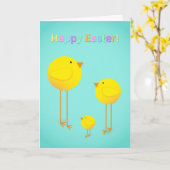 イースターチックカード カード (黄色い花)