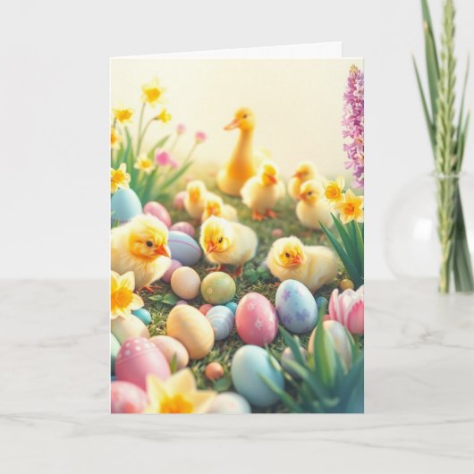 イースターチックスとアヒル シーズンカード (正面)