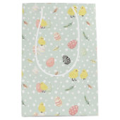 イースターチックスとエッグミディアム抱き枕 ミディアムペーパーバッグ (正面)