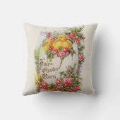 イースターチックスとバラ枕 クッション (裏面)