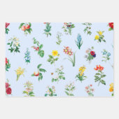 イースターチックスと花のラッピングシート ラッピングペーパーシート (正面2)