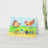 イースターチックスのグリーティングカードbyニコール・ジャネス カード (正面)