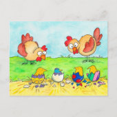 イースターチックスのハガキbyニコールジャネス ポストカード (正面)