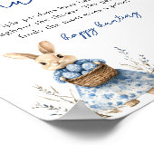 イースターチノイスリーパシファイア狩りベビーシャワー ポスター (角)