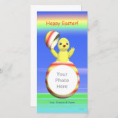 イースターチポップ・アートのックアップ シーズンカード (正面/裏面)