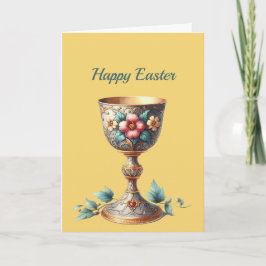 イースターチャリスカップフローライラストレーション シーズンカード