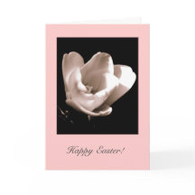 イースターチューリップのグリーティングカード