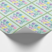 イースターチューリップエッグハッピーイースターラッピング紙 ラッピングペーパー (角)