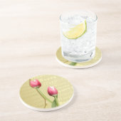 イースターチューリップ金ゴールドタイポグラフィ コースター (側面)