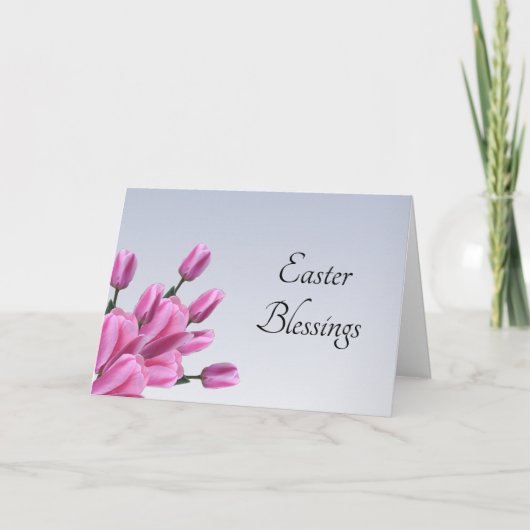 イースターチューリップ シーズンカード (正面)