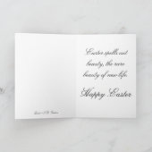 イースターチューリップ シーズンカード (内部)