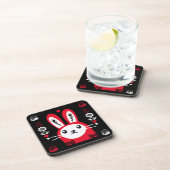 イースターチョコレートバニーデコール コースター (右側)