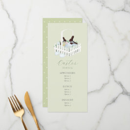 イースターチョコレートバニーバスケットメニュー メニュー