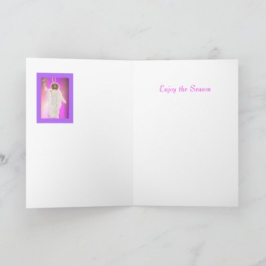 イースターティドとも呼ばれるイースターのビンテージのイメージ シーズンカード (内部)