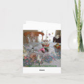 イースターテーブルの設定、恵み シーズンカード (裏面)