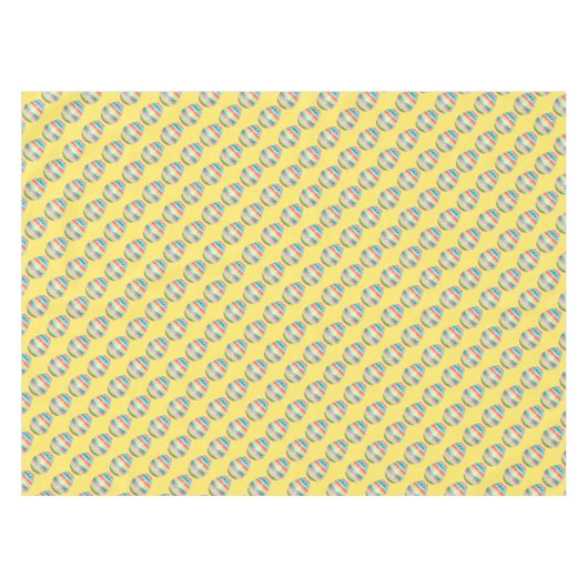 イースターテーブルクロスフェスティバルイースターエッグテーブルクロス テーブルクロス (正面(横))