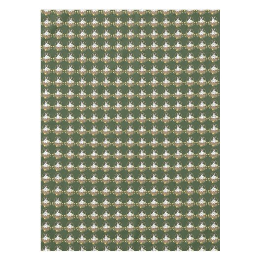 イースターテーブルクロスフェスティバルイースターバニーテーブルクロス テーブルクロス (正面)