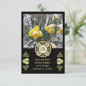 イースターディナー トリニティノットW フォト＆モノグラム 招待状 (スタンド正面)