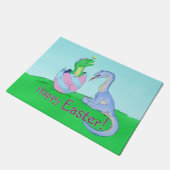 イースターディノス ドアマット (アングル)