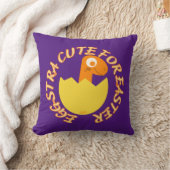 イースターディーノのギフトにおもしろいかわいいエグストラ クッション (ブランケット)