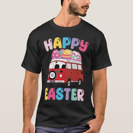 イースターデイおめでとう Tシャツ (正面)
