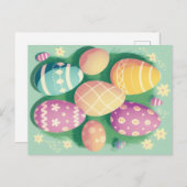 イースターデイエッグポストカード ポストカード (正面/裏面)