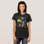 イースターデイクレーントラック建築バニー耳エッグ Tシャツ (正面フル)