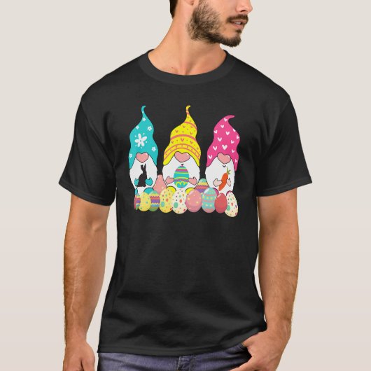 イースターデイティースリーイースター格言パステル春B Tシャツ (正面)