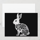 イースターデイバニーウサギ 招待状 (正面/裏面)