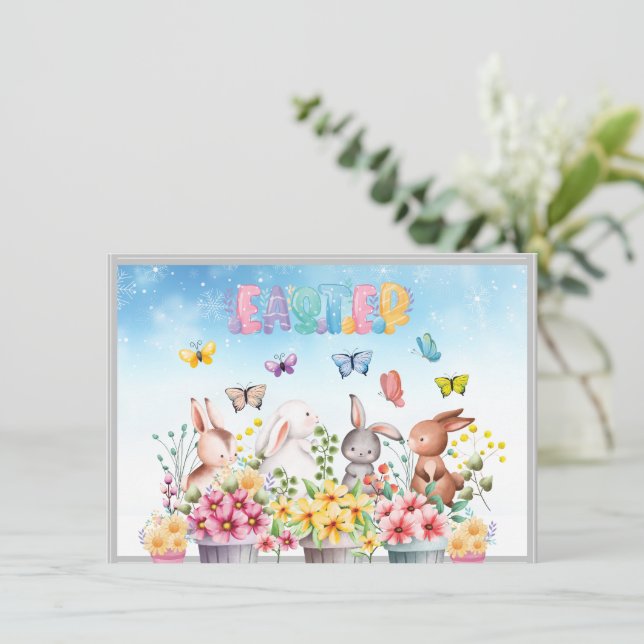 イースターデイホリデーカードの私の友人に (スタンド正面)