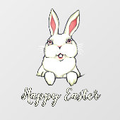 イースターデカールパーソナライズされたイースターウィンドウのクリング ウィンドウサイン (シート)