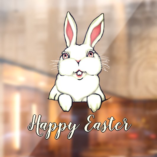 イースターデカールパーソナライズされたイースターウィンドウのクリング ウィンドウサイン (シート2)